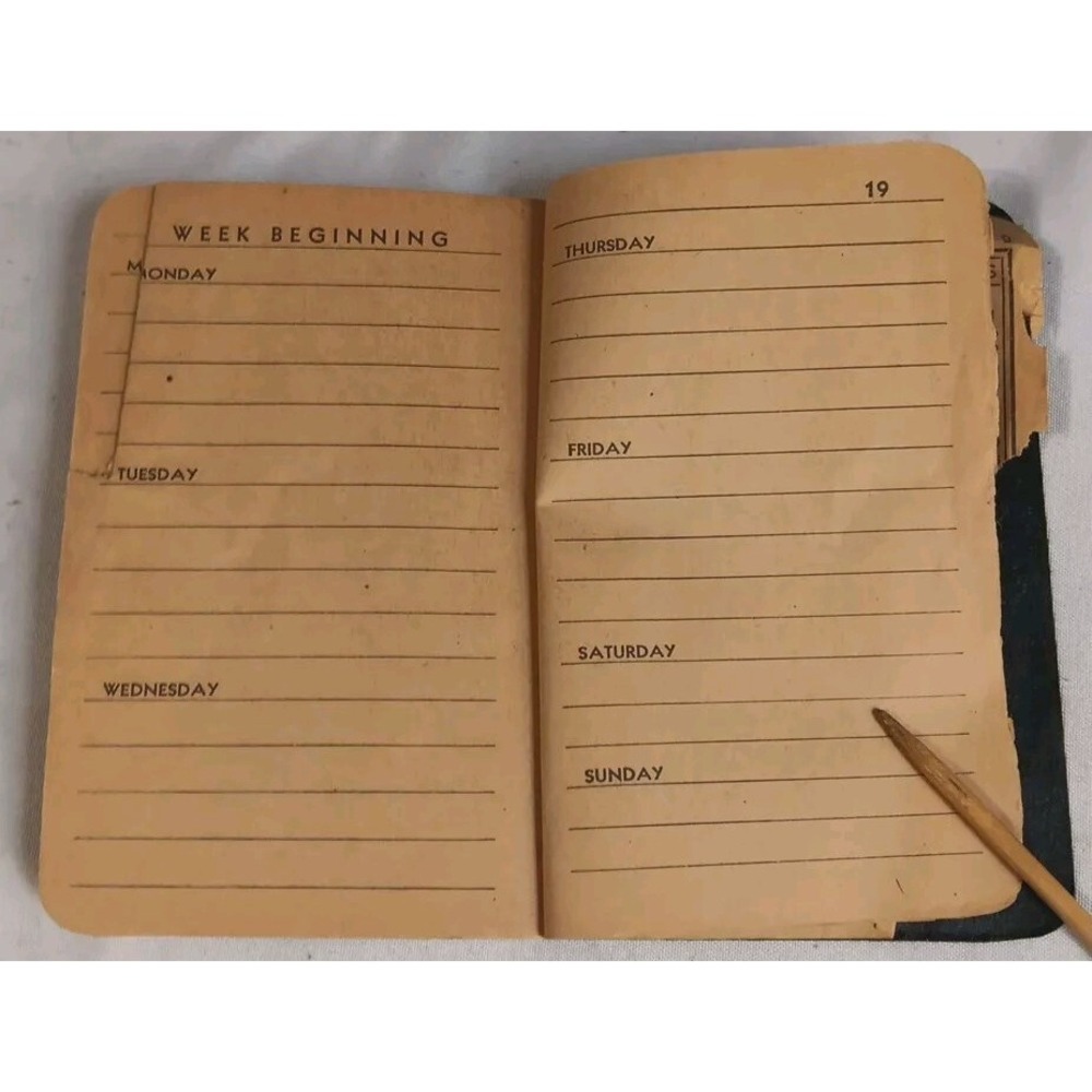 Vtg 1938 Whitman's Answer Book Thousand Fact Reference Daily Memo Diary READ - Picture 4 of 9